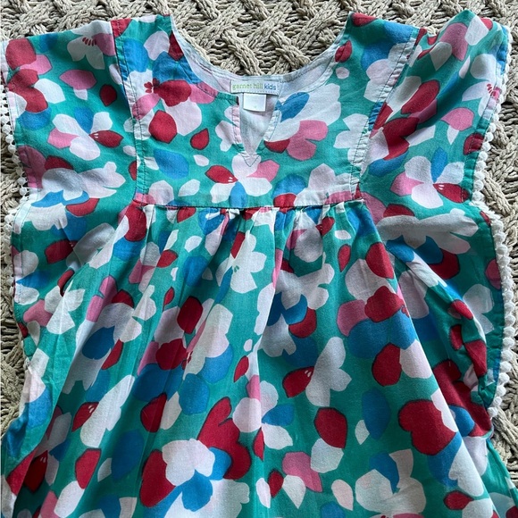 Garnet hill kids Colorful Floral Beach Coverup size Medium size 6-7 - Picture 4 of 8